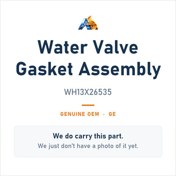 GE WH13X26535 Water Valve Gasket Assembly - genuine OEM appliance part, photo coming soon