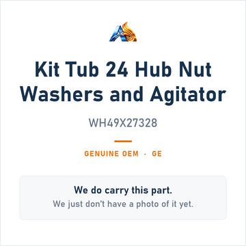 GE WH49X27328 Kit Tub 24 Hub Nut Washers and Agitator - genuine OEM appliance part, photo coming soon