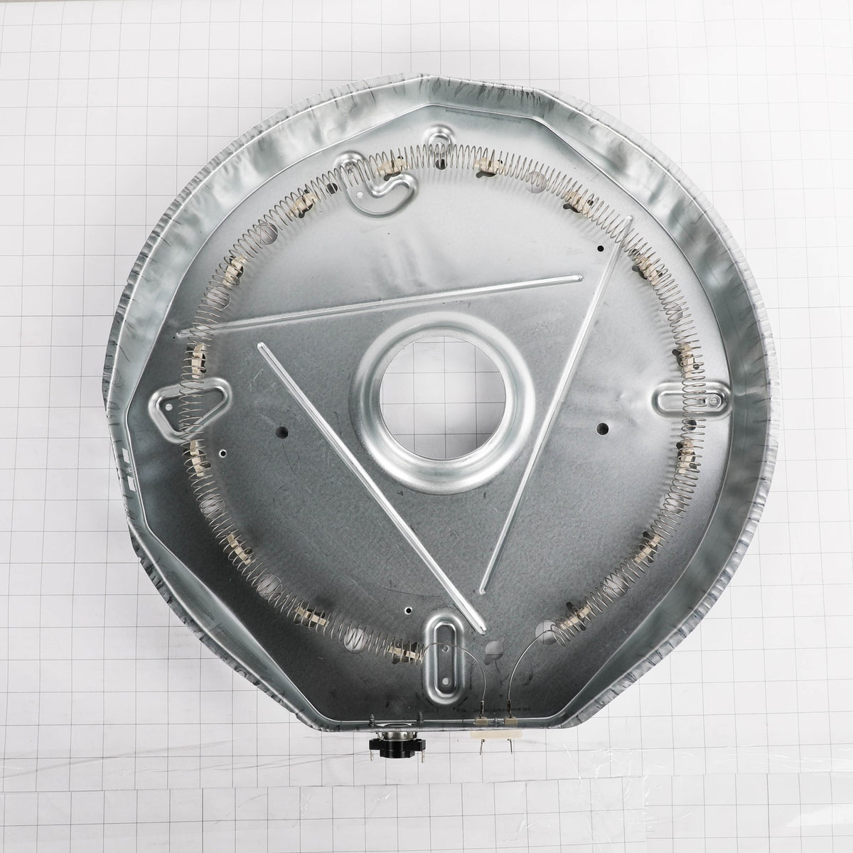 Electrolux 131475320 Heater Assembly - shown with measurements
