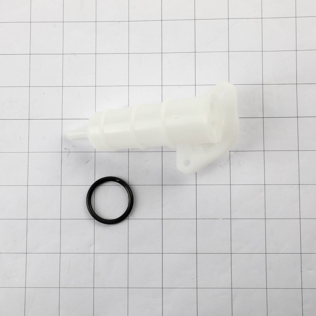 GE WH03X29654 Pressure Chamber - shown with measurements