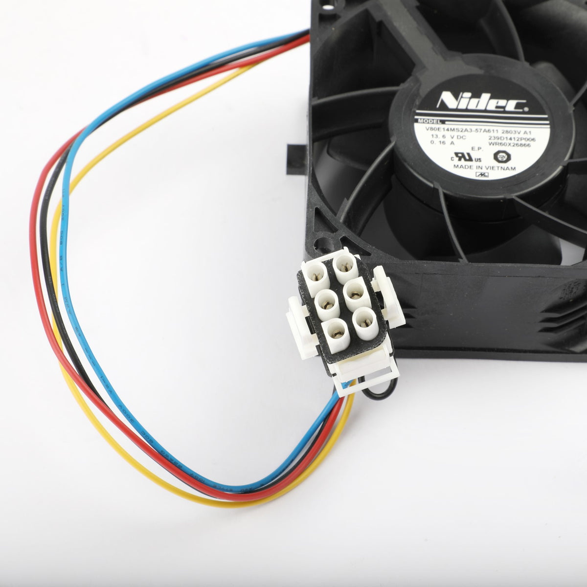 GE WR60X26866 Fan Dc Ff Evap - detail view