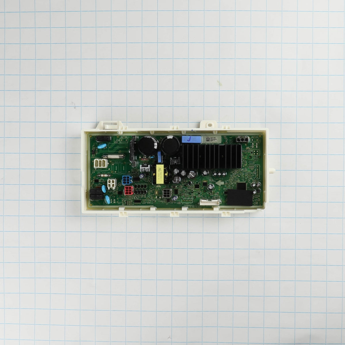 LG EBR86771812 Pcb Assembly - shown with measurements
