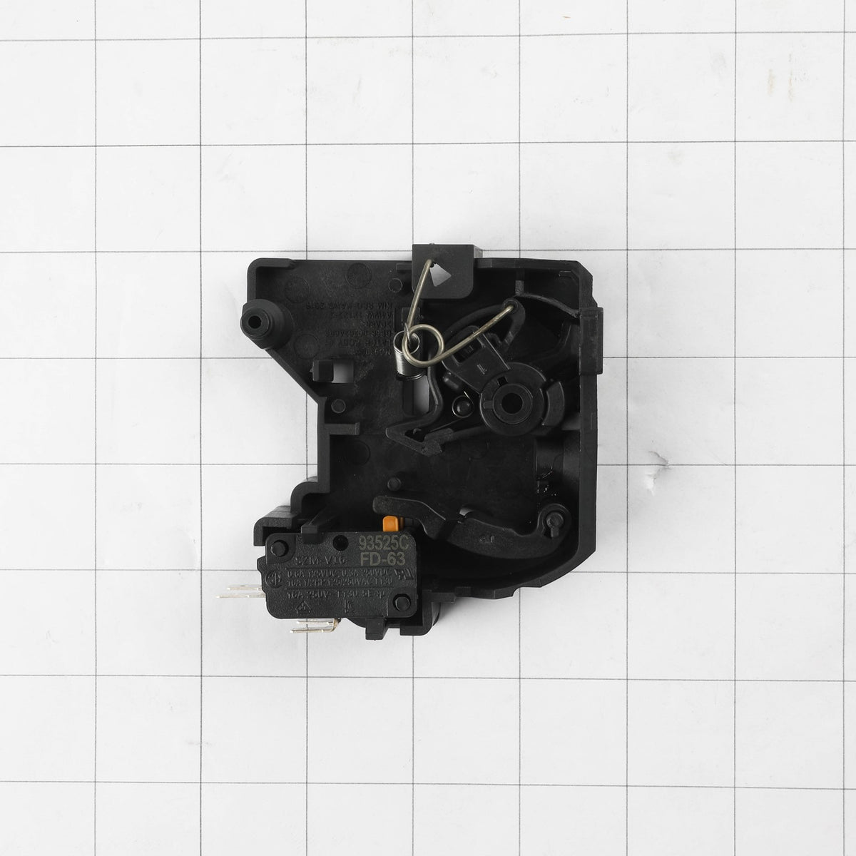 Samsung DE94-04012A Body Latch Assembly - shown with measurements