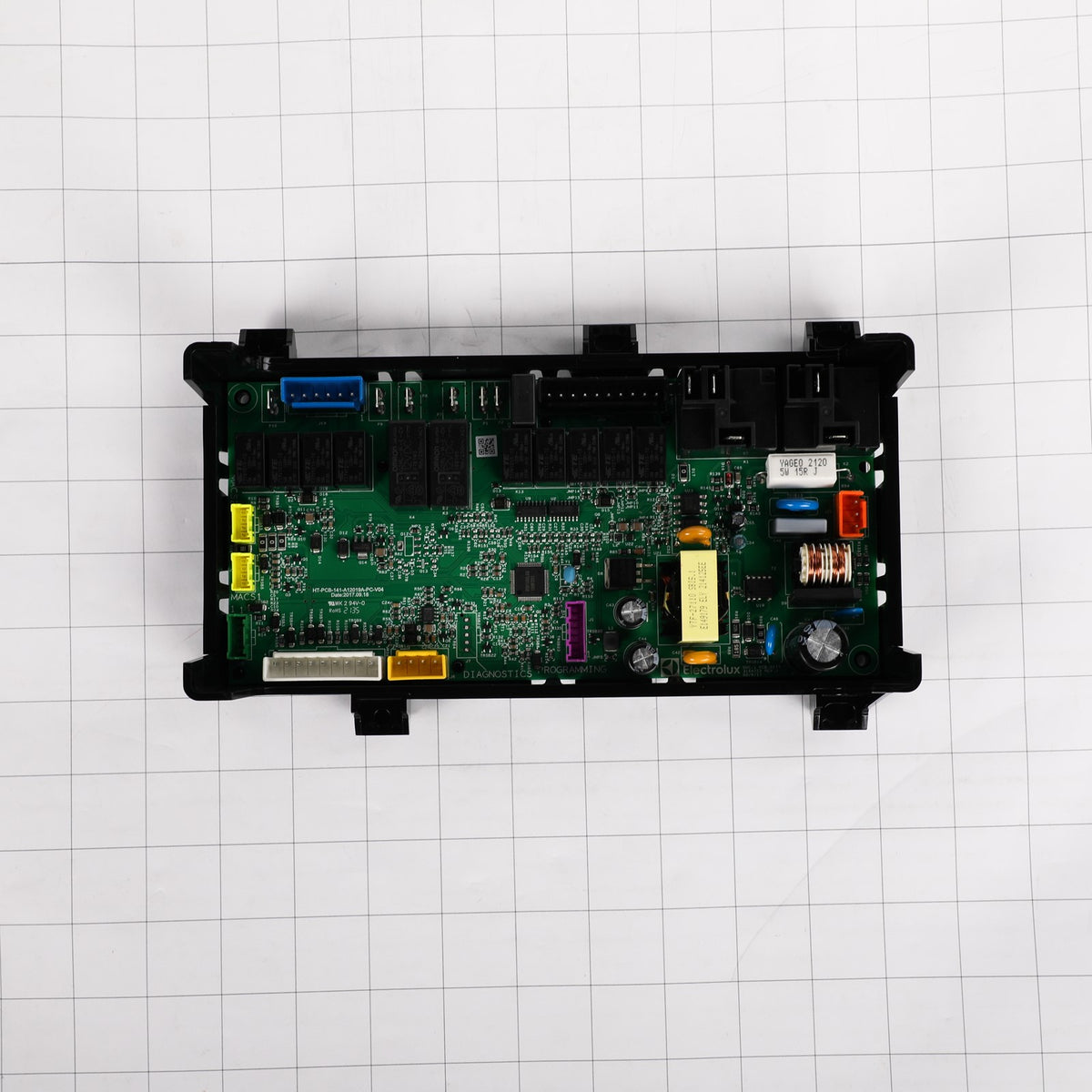 Electrolux 316472807 Circuit Board - shown with measurements