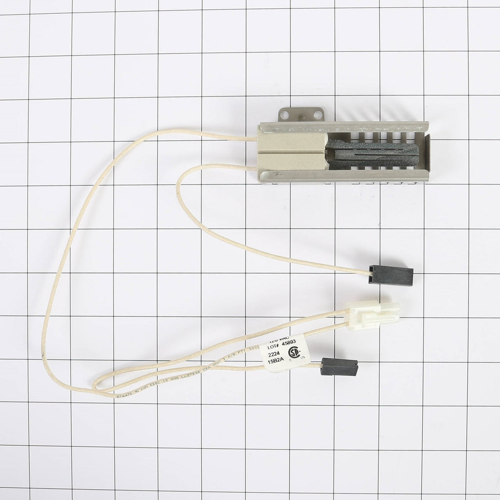 Electrolux 5304509706 Ignitor - shown with measurements