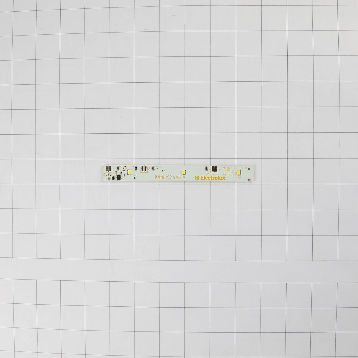 Electrolux 5304524650 Pc Board - shown with measurements