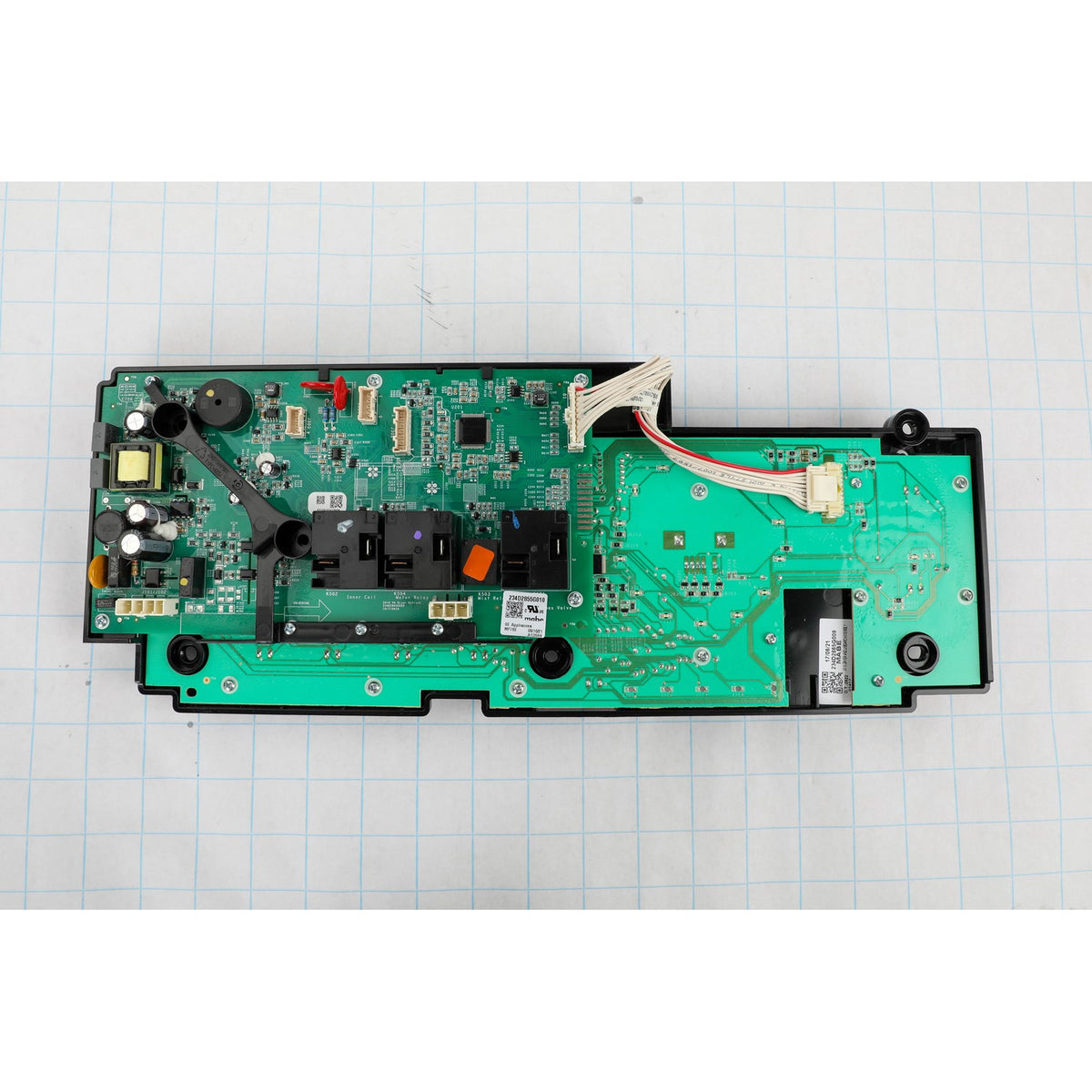 GE WE22X32940 Control Board and Chassis - shown with measurements