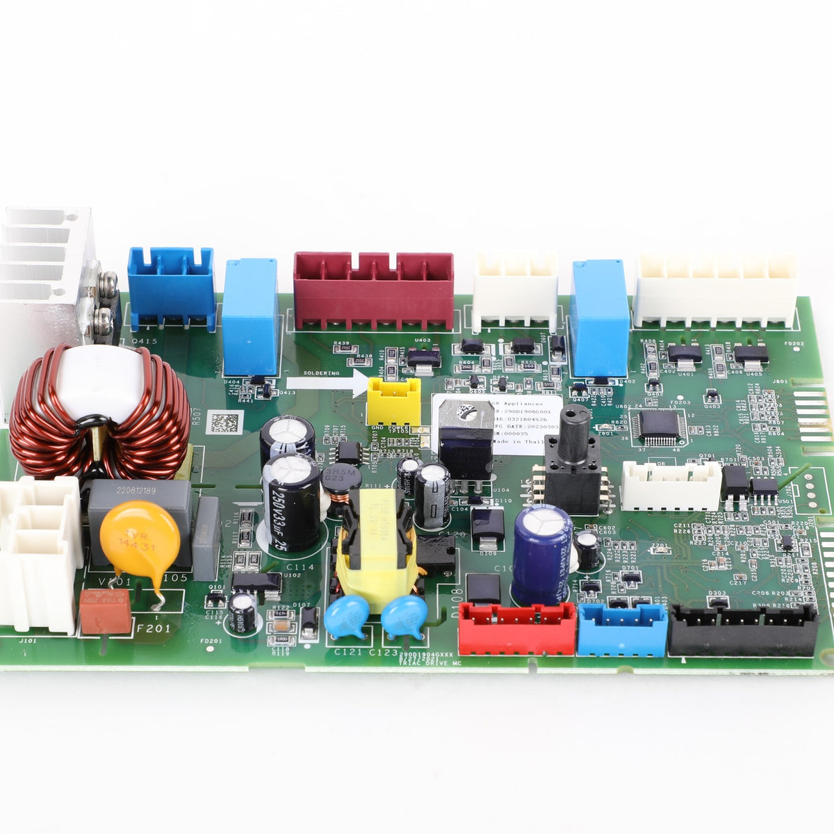 GE WH22X33178 Main Control Board with Instructions - detail view