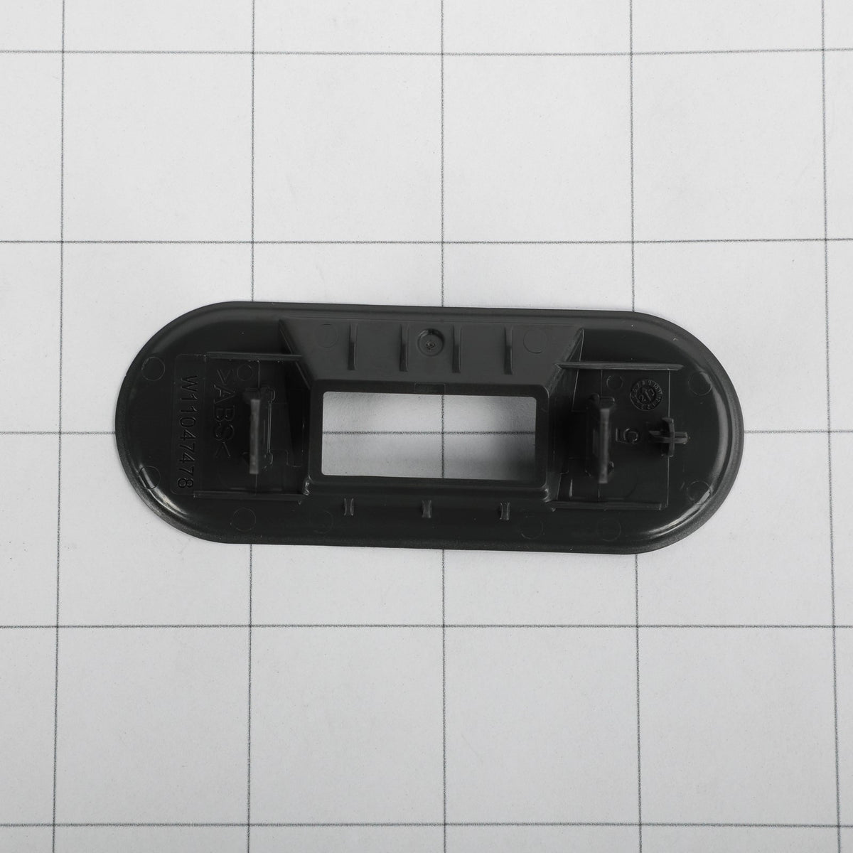 Whirlpool W11559688 Bezel - shown with measurements