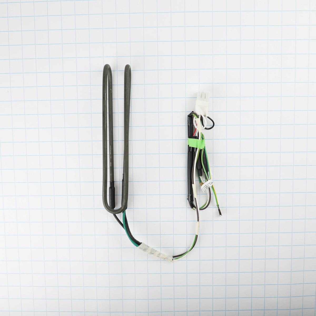Whirlpool W11650661 Heater - shown with measurements
