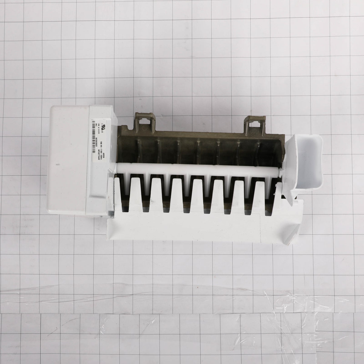 Whirlpool WPW10277448 Icemaker Part - shown with measurements