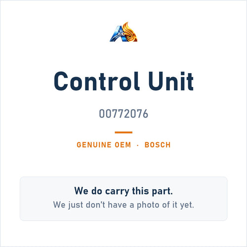 Bosch 00772076 Control Unit - genuine OEM appliance part, photo coming soon