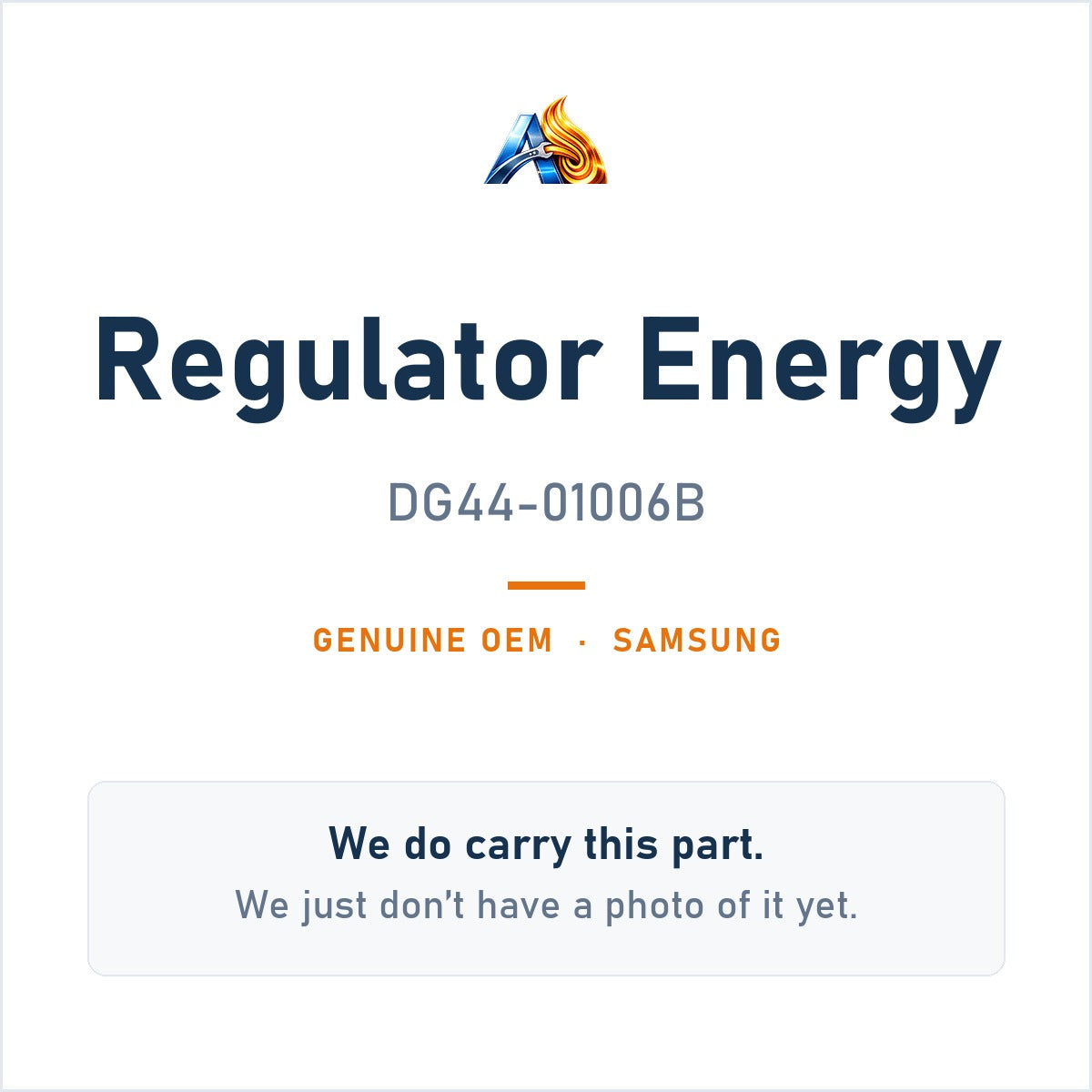 Samsung DG44-01006B Regulator Energy - genuine OEM appliance part, photo coming soon