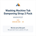 GE WH01X39337 Washing Machine Tub Dampening Strap 2 Pack - genuine OEM appliance part, photo coming soon
