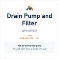 GE WH11X39237 Drain Pump and Filter - genuine OEM appliance part, photo coming soon
