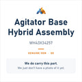 GE WH43X34257 Agitator Base Hybrid Assembly - genuine OEM appliance part, photo coming soon