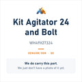 GE WH49X27324 Kit Agitator 24 and Bolt - genuine OEM appliance part, photo coming soon