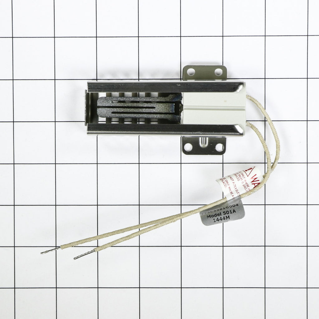 GE WB13T10001 Igniter - shown with measurements