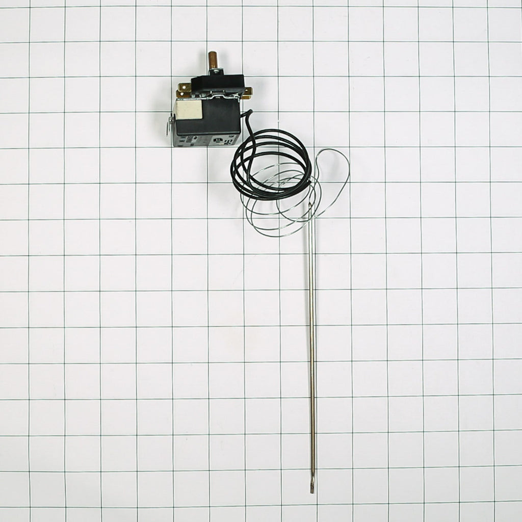 GE WB20T10013 Range Thermostat - shown with measurements