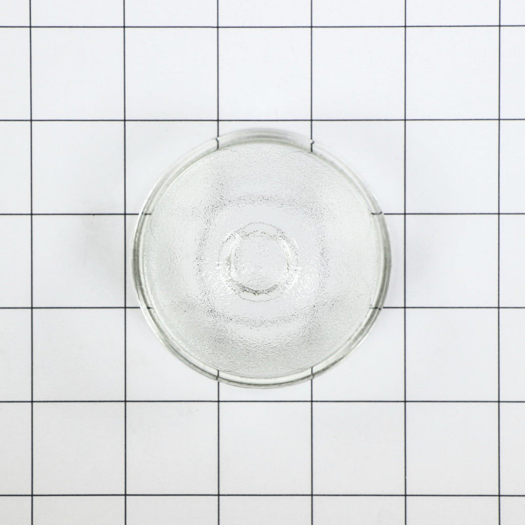 GE WB36X192 Range Oven Bulb Cover - shown with measurements