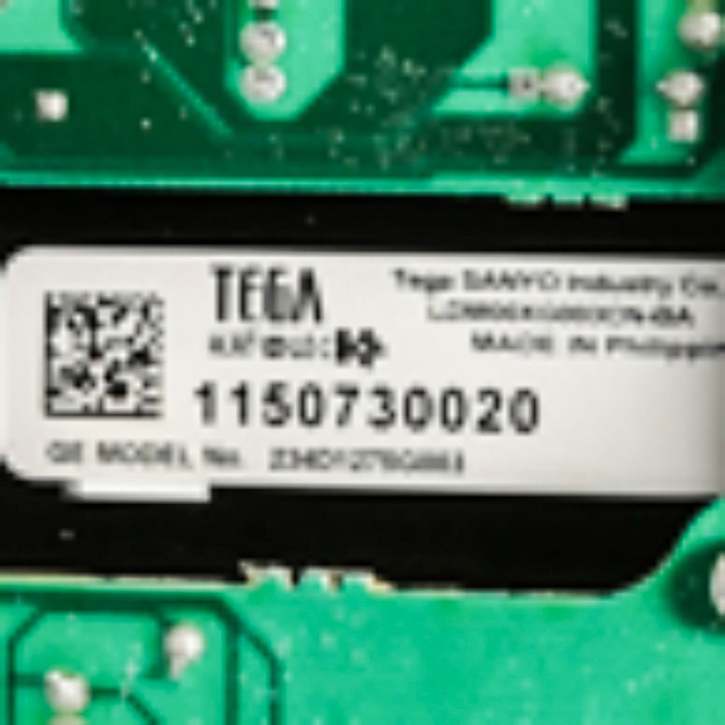 GE WE04M10006 Dryer Control Board - detail view