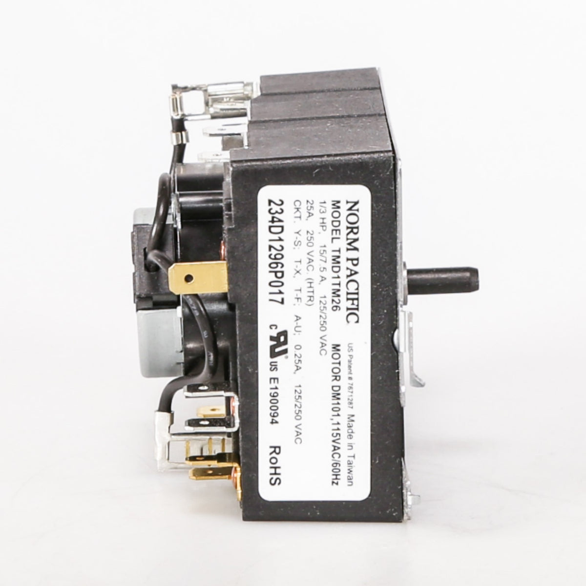 GE WE04X22654 Timer - side view