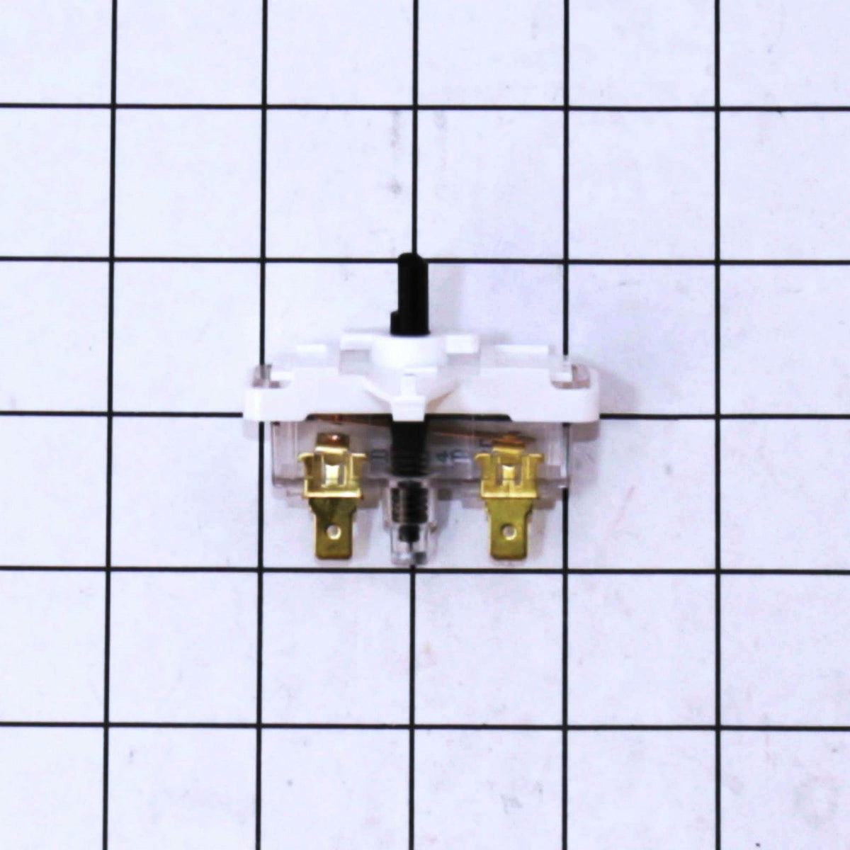 GE WE4M416 Push To Start Switch - shown with measurements
