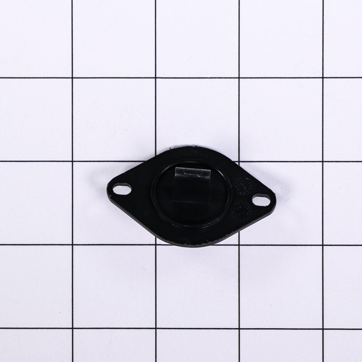 GE WE4M448 Outlet Control Thermistor - shown with measurements