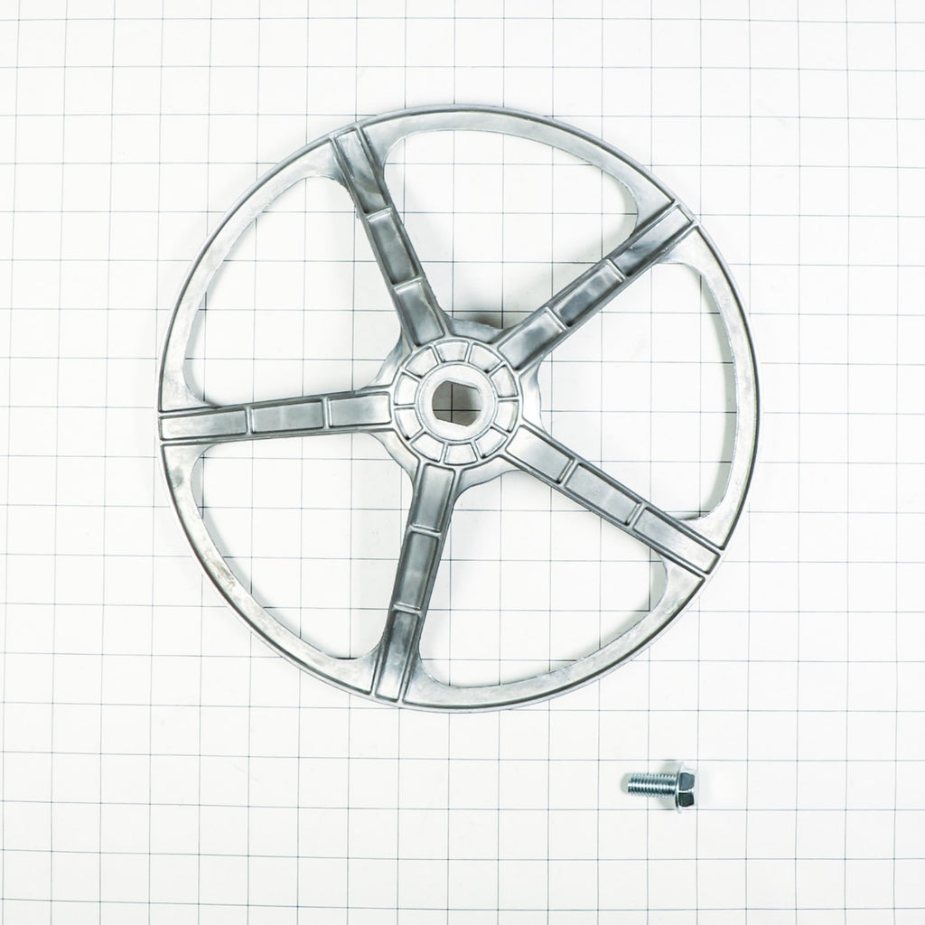 GE WH07X10022 Drive Pulley Kit - shown with measurements