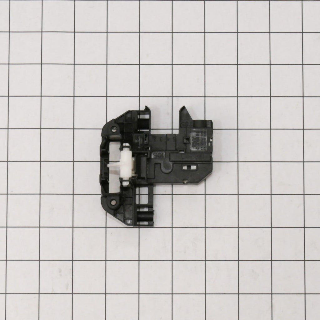 GE WH44X10288 Washing Machine Lid Lock - shown with measurements
