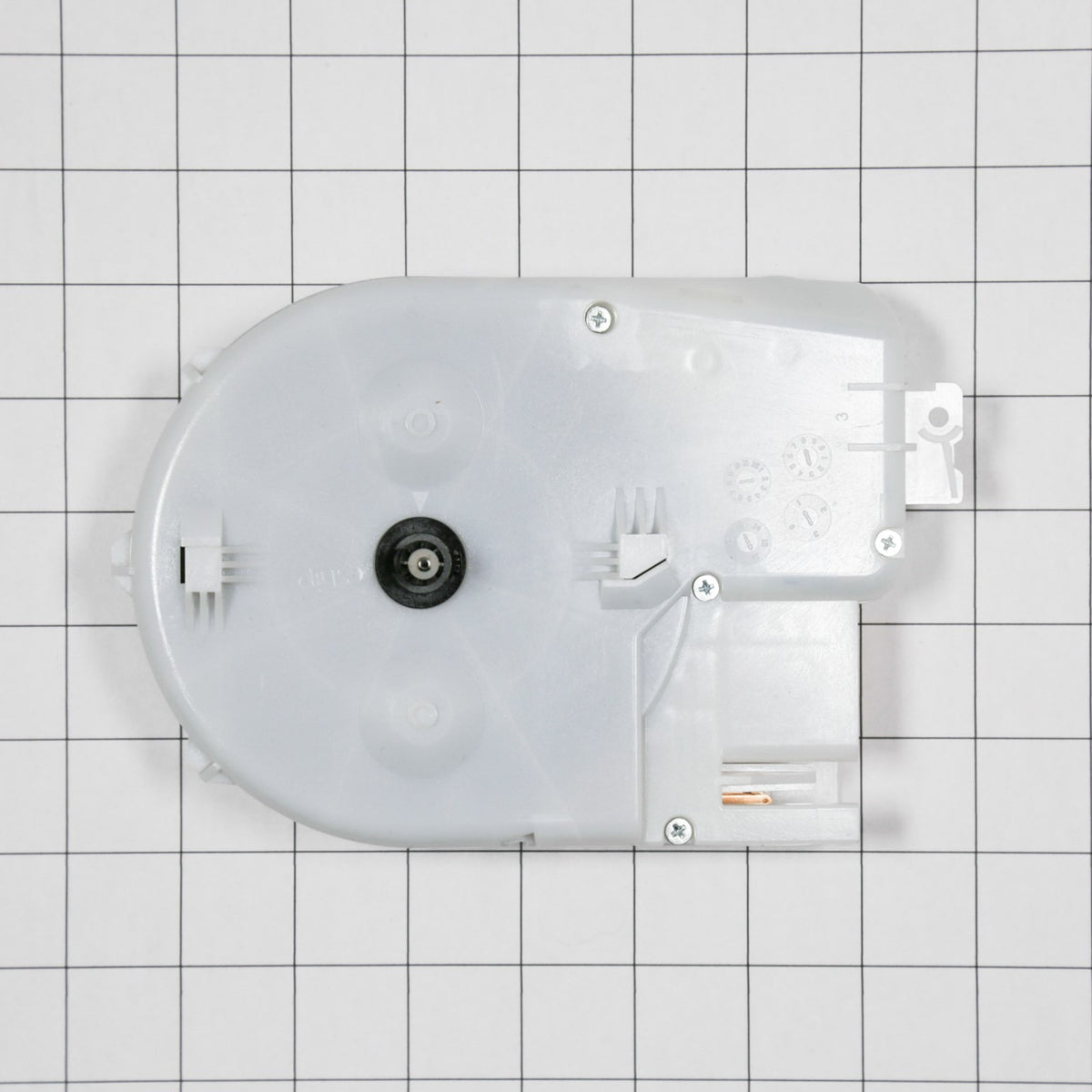 GE WH45X22698 Timer Washer - shown with measurements