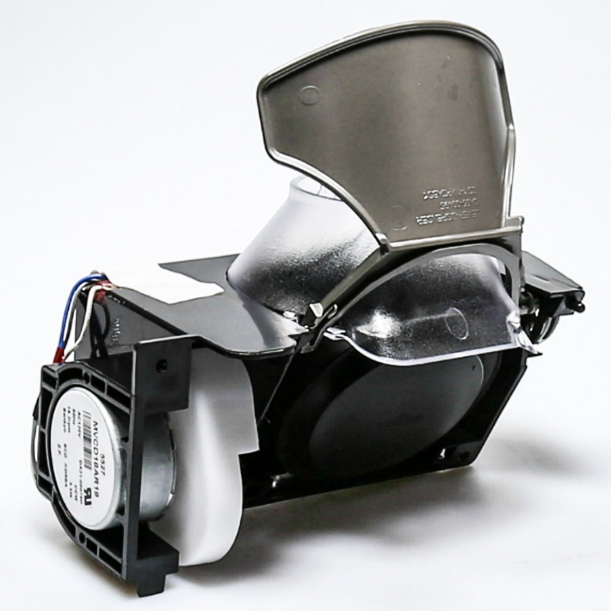 GE WR13X10737 Case-Ice Route Assembly - rear view