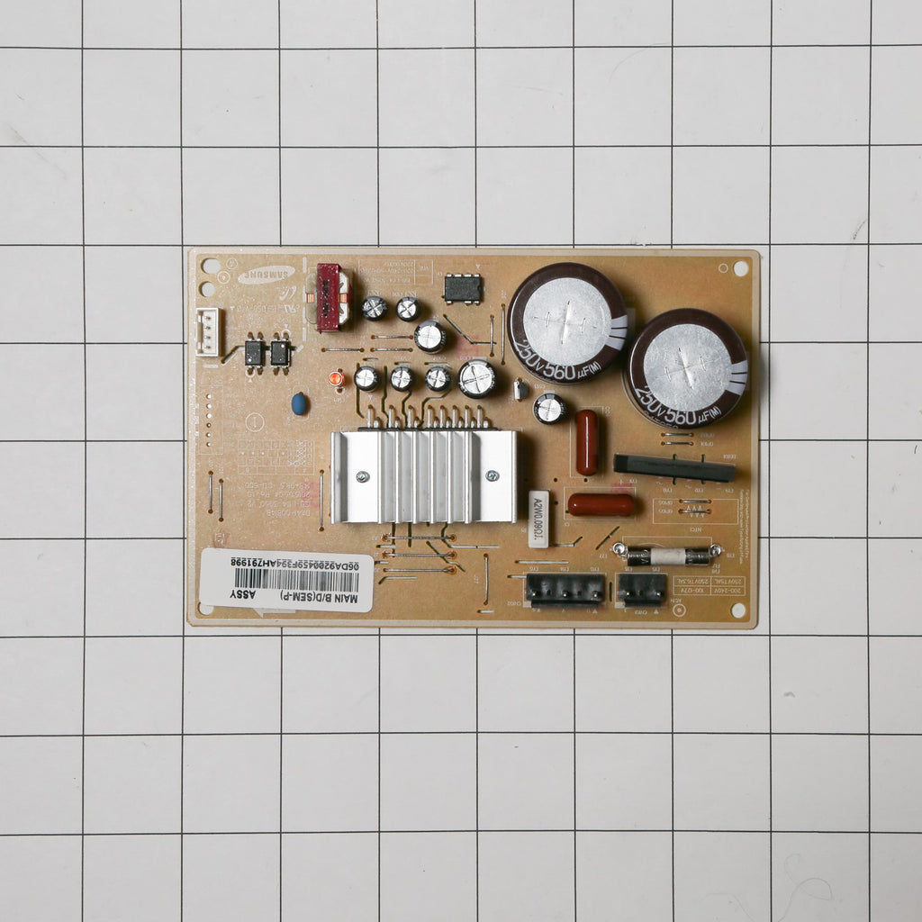 Samsung DA92-00459F Pcb Inverter Assembly - shown with measurements