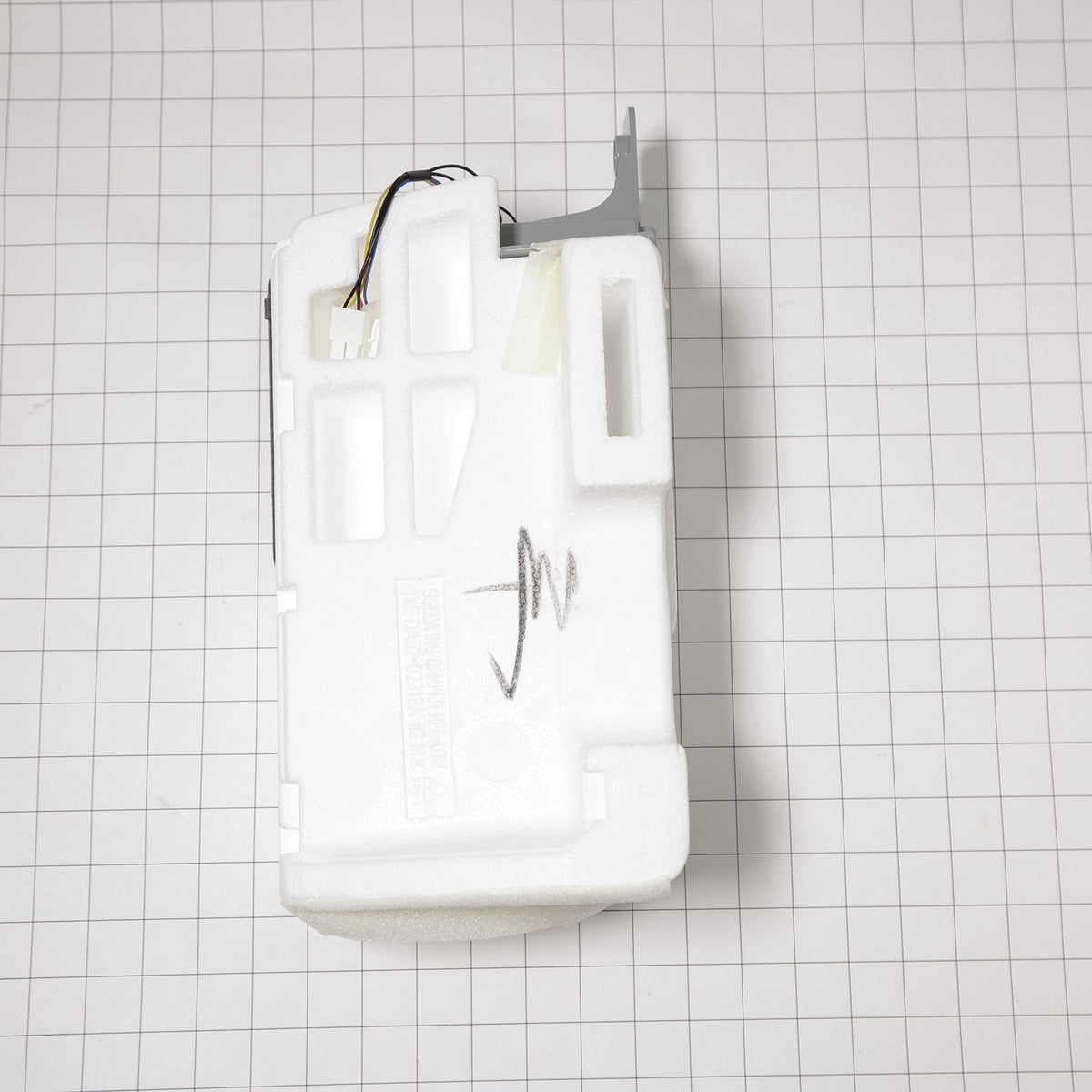 Samsung DA97-08318B Ins-Damper Ref Assembly - shown with measurements