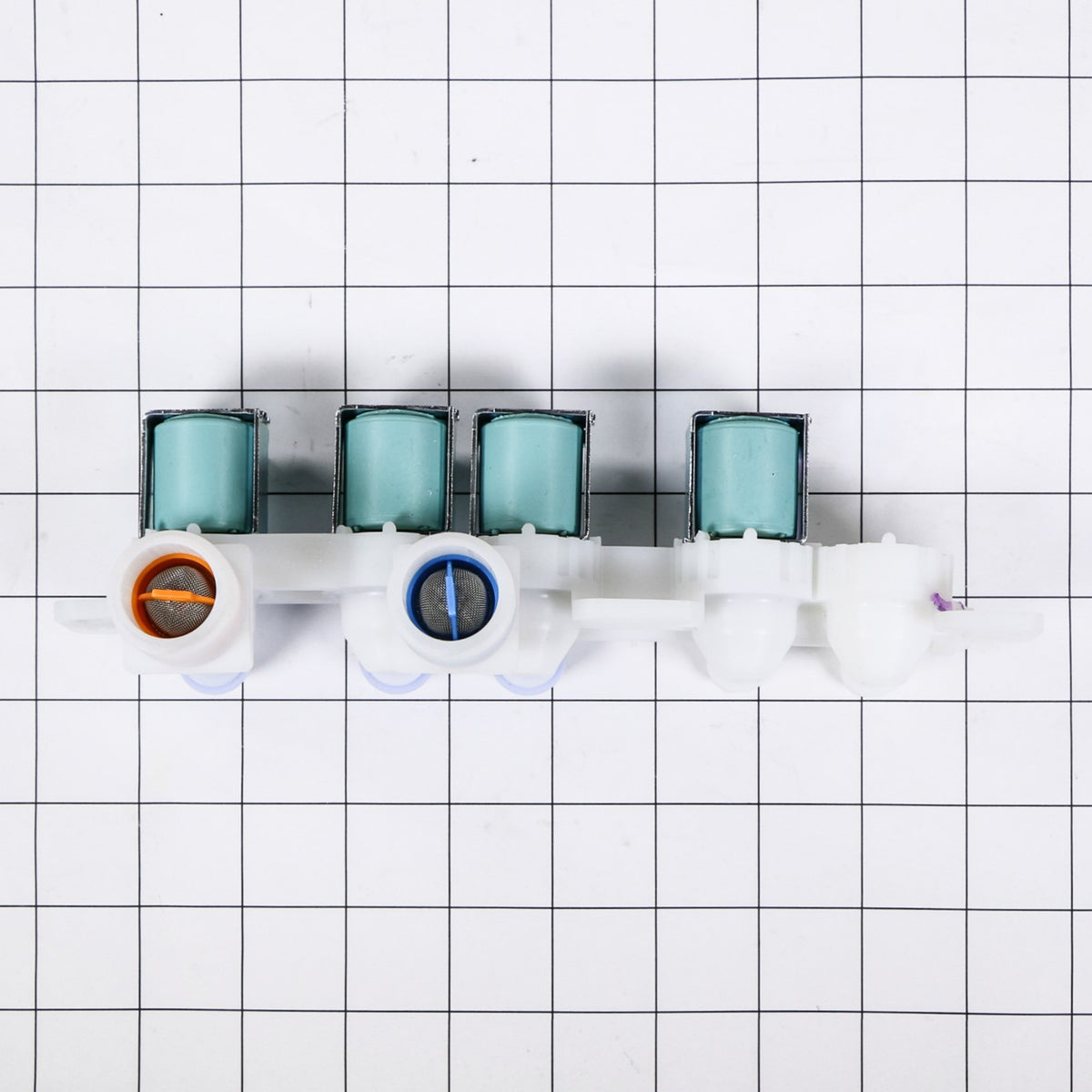 Samsung DC97-15459H Valve Water - shown with measurements