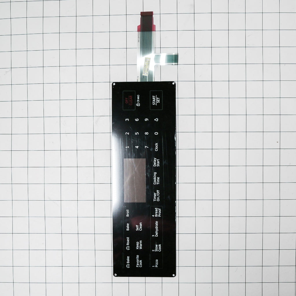 Samsung DG34-00027B Switch Membrane - shown with measurements