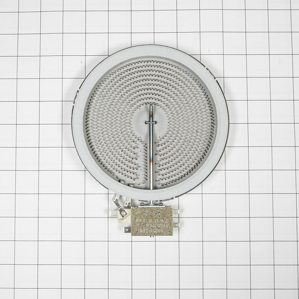 Samsung DG47-00060A Heater Radiant-Single - shown with measurements