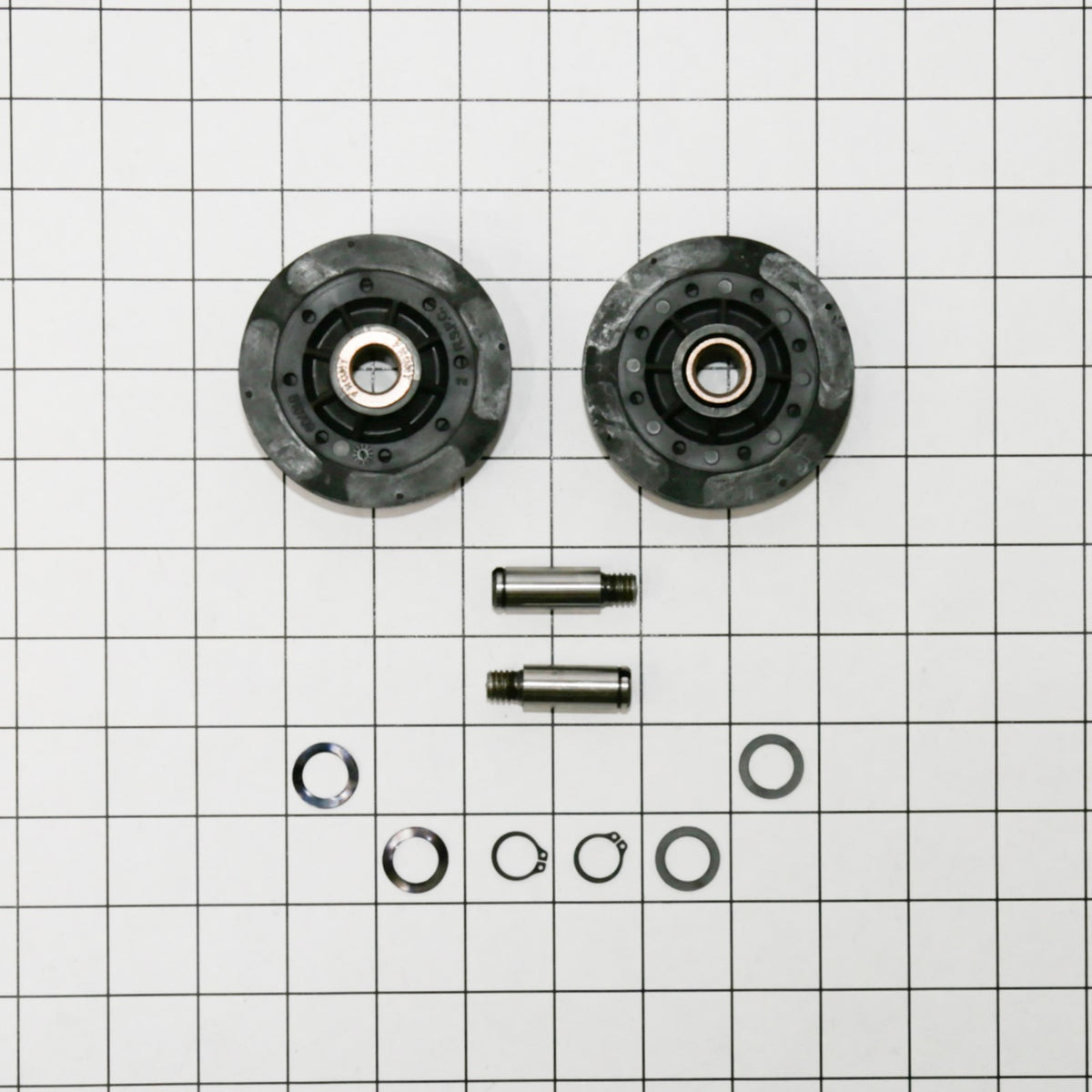 Speed Queen RB170002 Kit Roller 1992&Newer Sm Dryer - shown with measurements