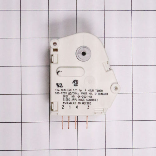 Electrolux 215846604 Timer-Defrost - shown with measurements