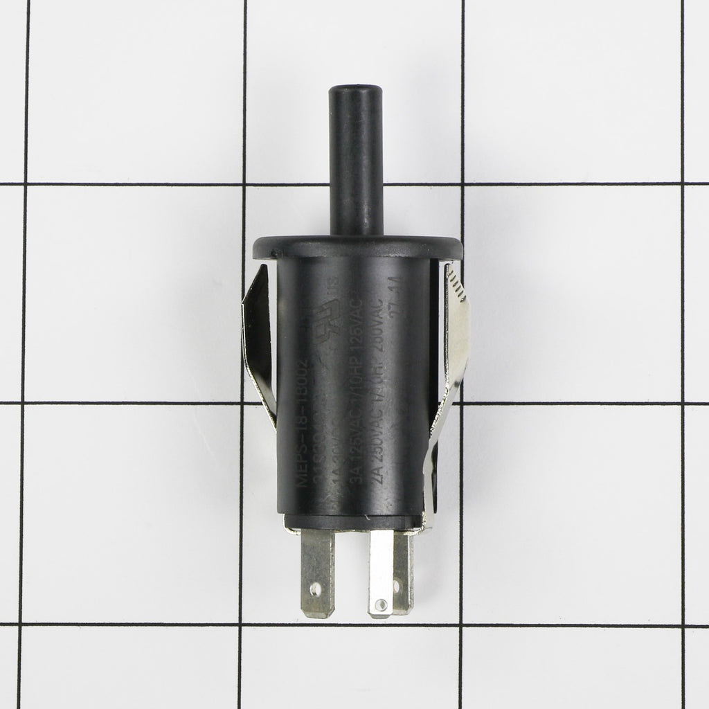 Electrolux 318394803 Switch - shown to scale