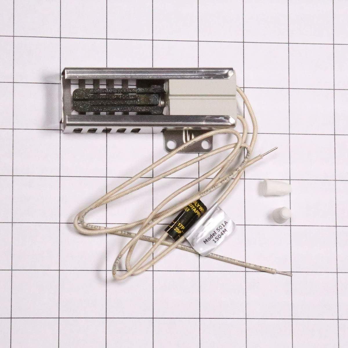 Electrolux 5303935066 Ignitor - shown with measurements