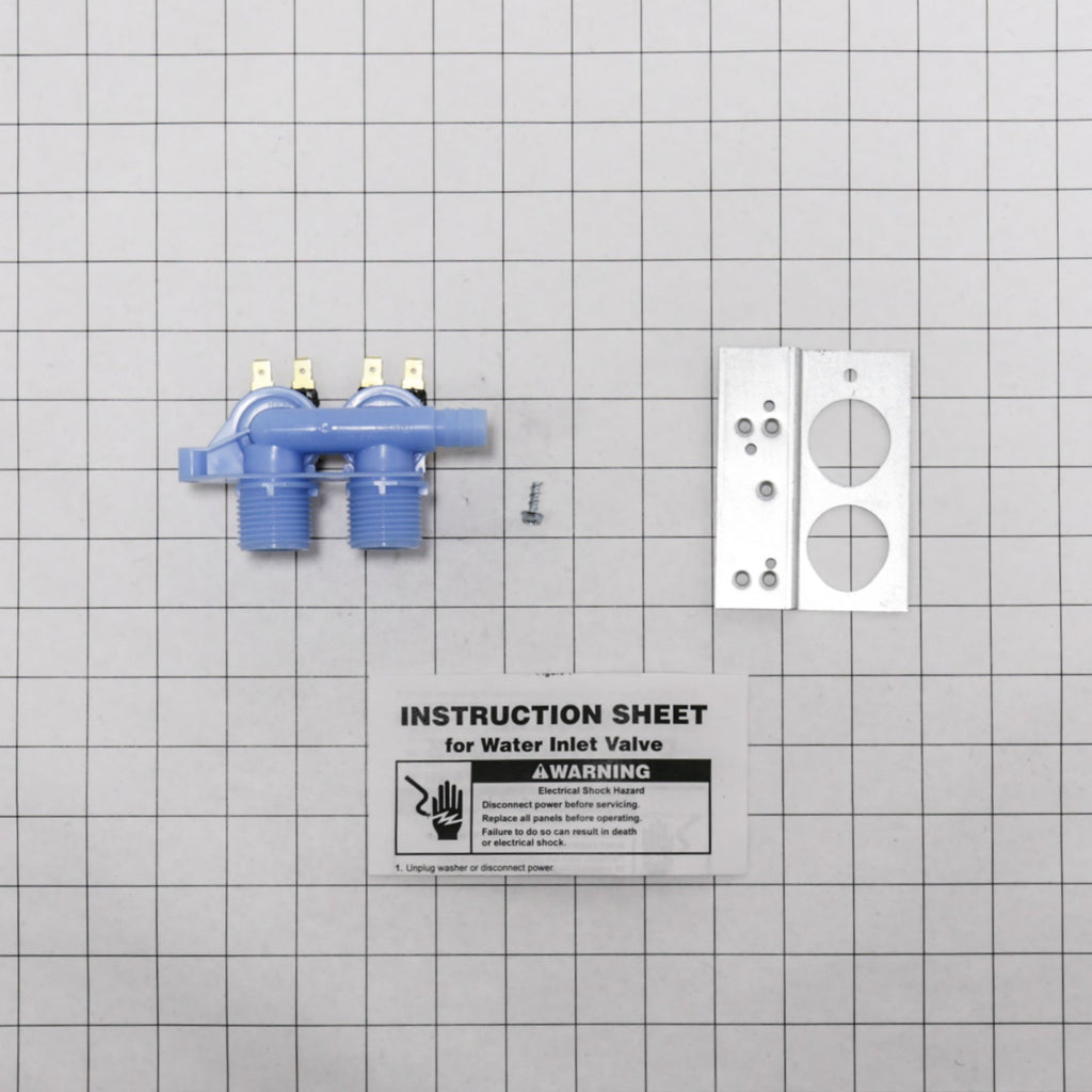 Whirlpool 285805 Washer Water Inlet Valve - shown with measurements