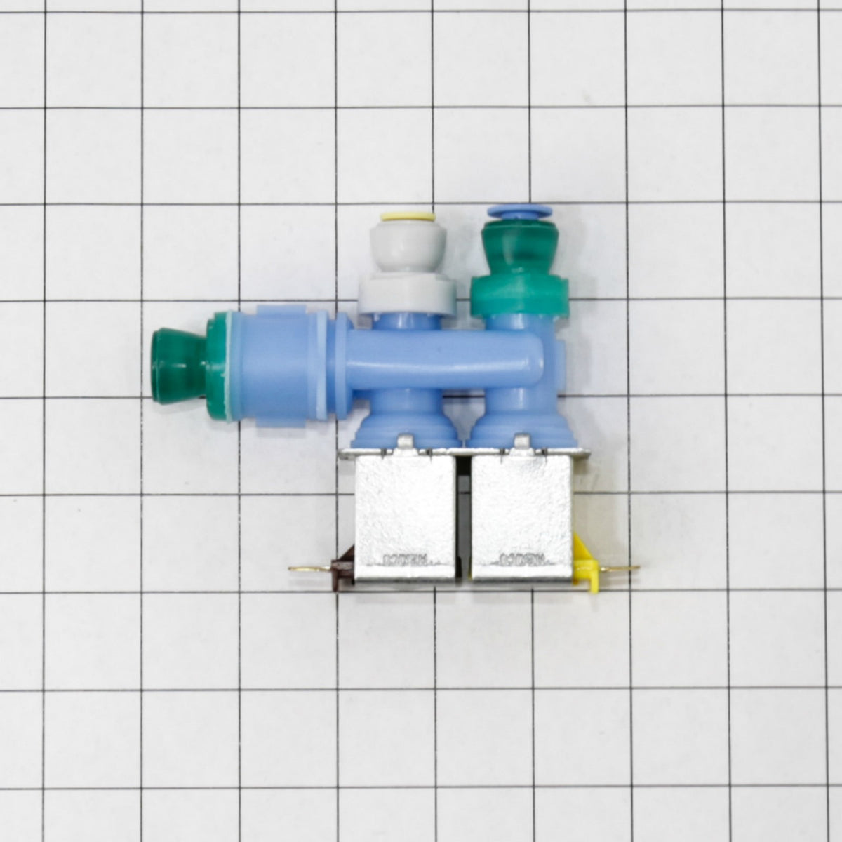 Whirlpool 67006322 67006322-Valve - shown with measurements