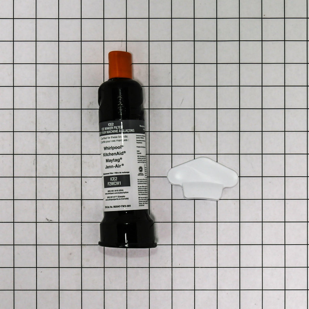 Whirlpool F2WC9I1 Filter - shown with measurements