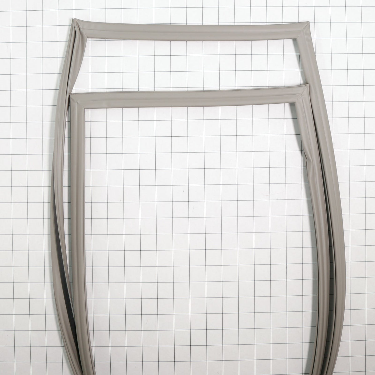 Whirlpool W10136735 Gasket -Ap- Door - shown with measurements