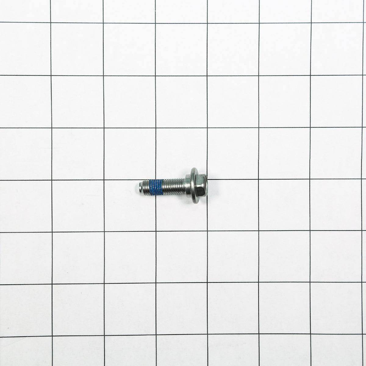 Whirlpool W10752187 Screw - shown with measurements