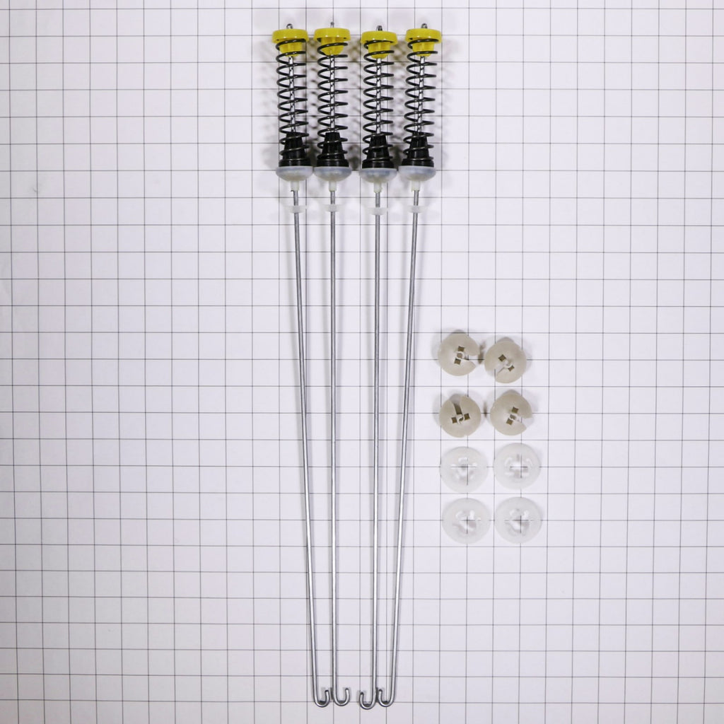 Whirlpool W10780045 Suspension - shown with measurements