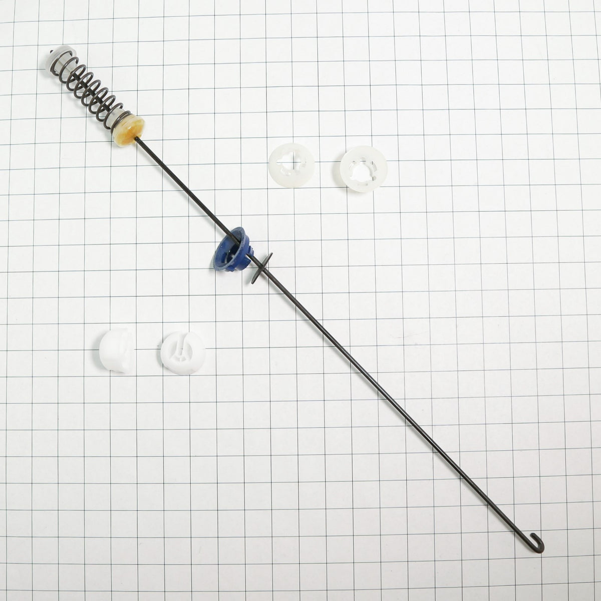 Whirlpool W10820048 Suspension - shown with measurements