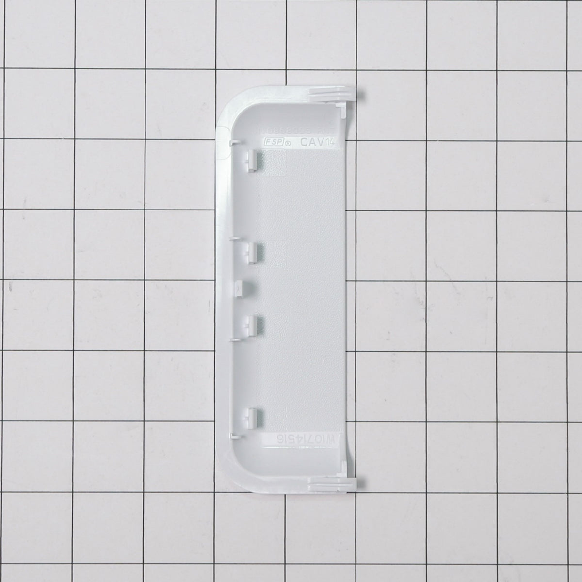 Whirlpool W10861225 Handle - shown with measurements