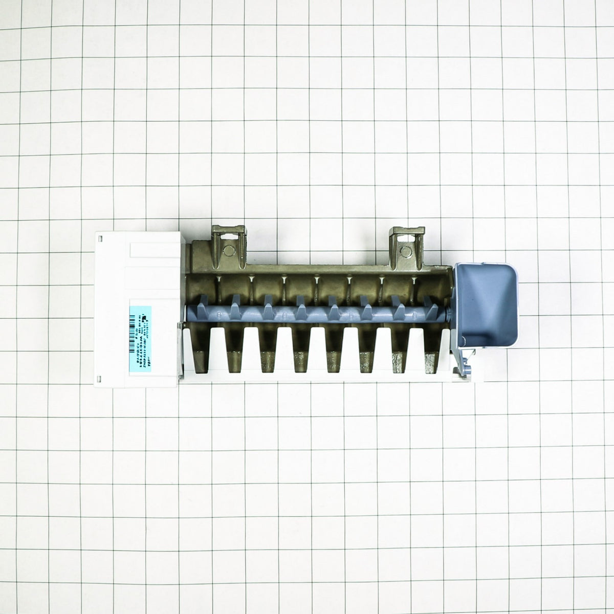 Whirlpool W10882923 Icemaker Part - shown with measurements